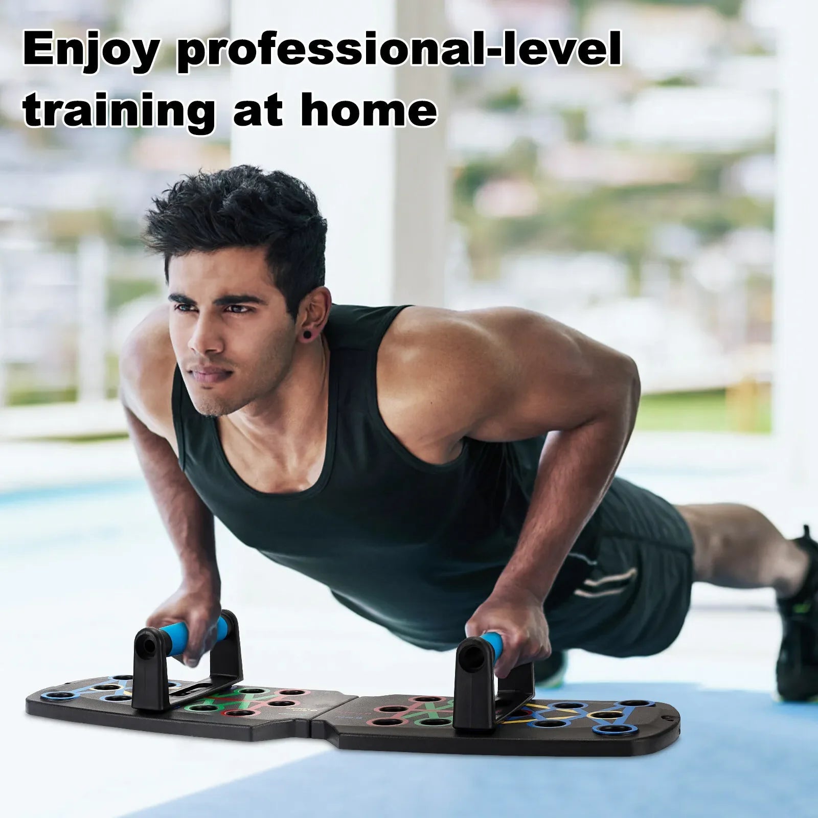 28 in 1 Push up Rack Board System Fitness Workout Train Home Gym Exercise Stands - Detour Finds