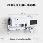 PureGuard™ UV Toothbrush Sterilizer & Automatic Toothpaste Dispenser - Detour Finds
