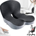 Premium Comfort Seat Cushion for Tailbone & Sciatica Pain Relief, Non-Slip Memory Foam Coccyx Pad for Office, Car, Gaming Chair & Wheelchair - Detour Finds