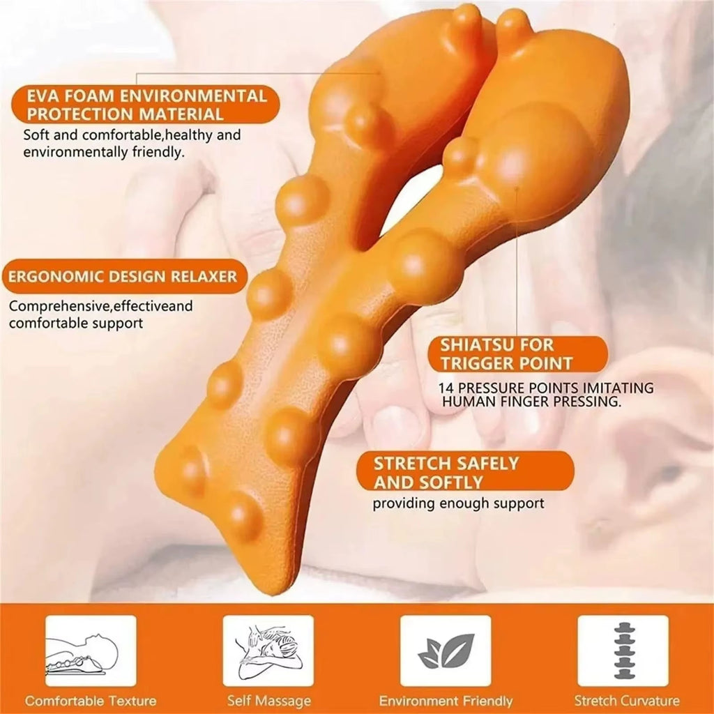 NeckEase 3D Cervical Traction & Trigger Point Massager - Detour Finds