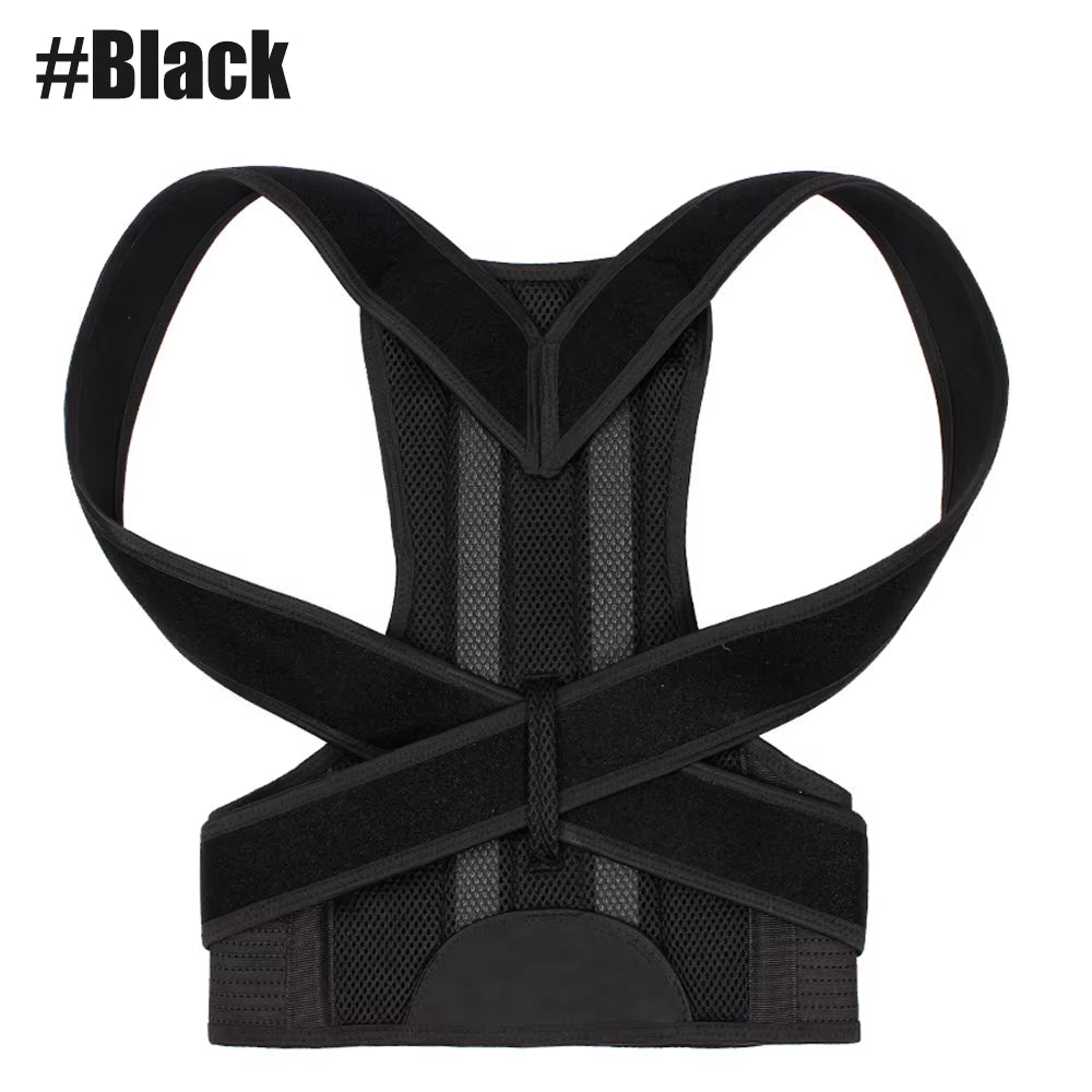 AlignVortex™ Adjustable Back Brace & Shoulder Posture Corrector – Upper Back Straightener - Detour Finds