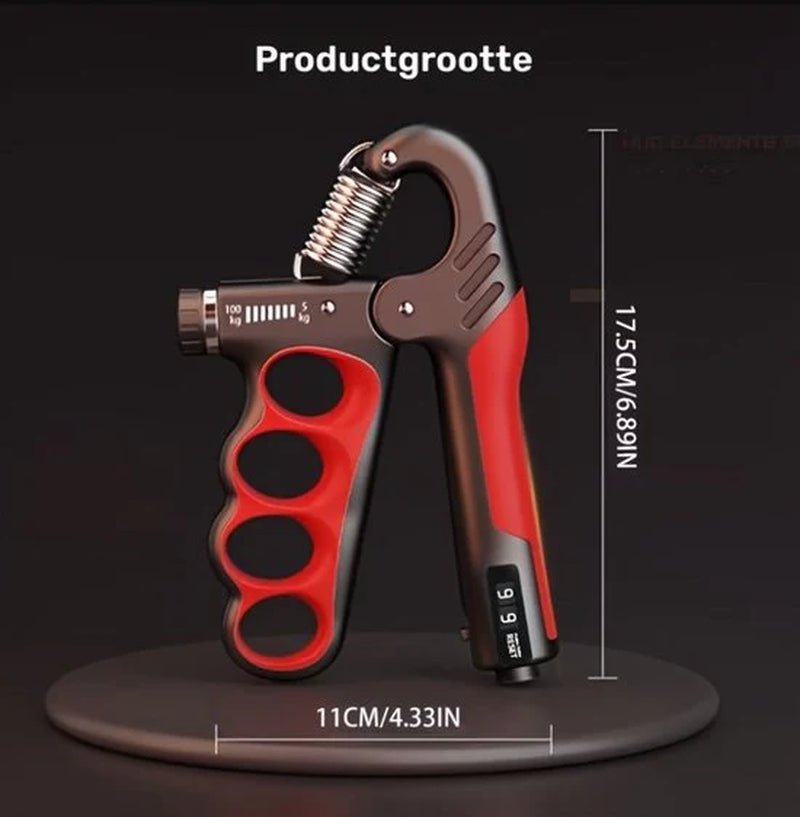 Oranje Handtrainer Grip Trainer Hand Kracht Trainer Verstelbare Hand Grip Versterker Met Teller En Metalen Veer 5-100 Kg Pols Trainer Fitness Hand Knijper Voor Heren En Dames Voor Hand Training En Vinger Oefeningen - Detour Finds
