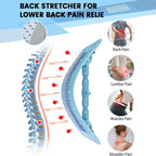 LumbarEase™ Adjustable Back Stretching Massager – 3-Level Spine Support & Relaxation Trainer - Detour Finds