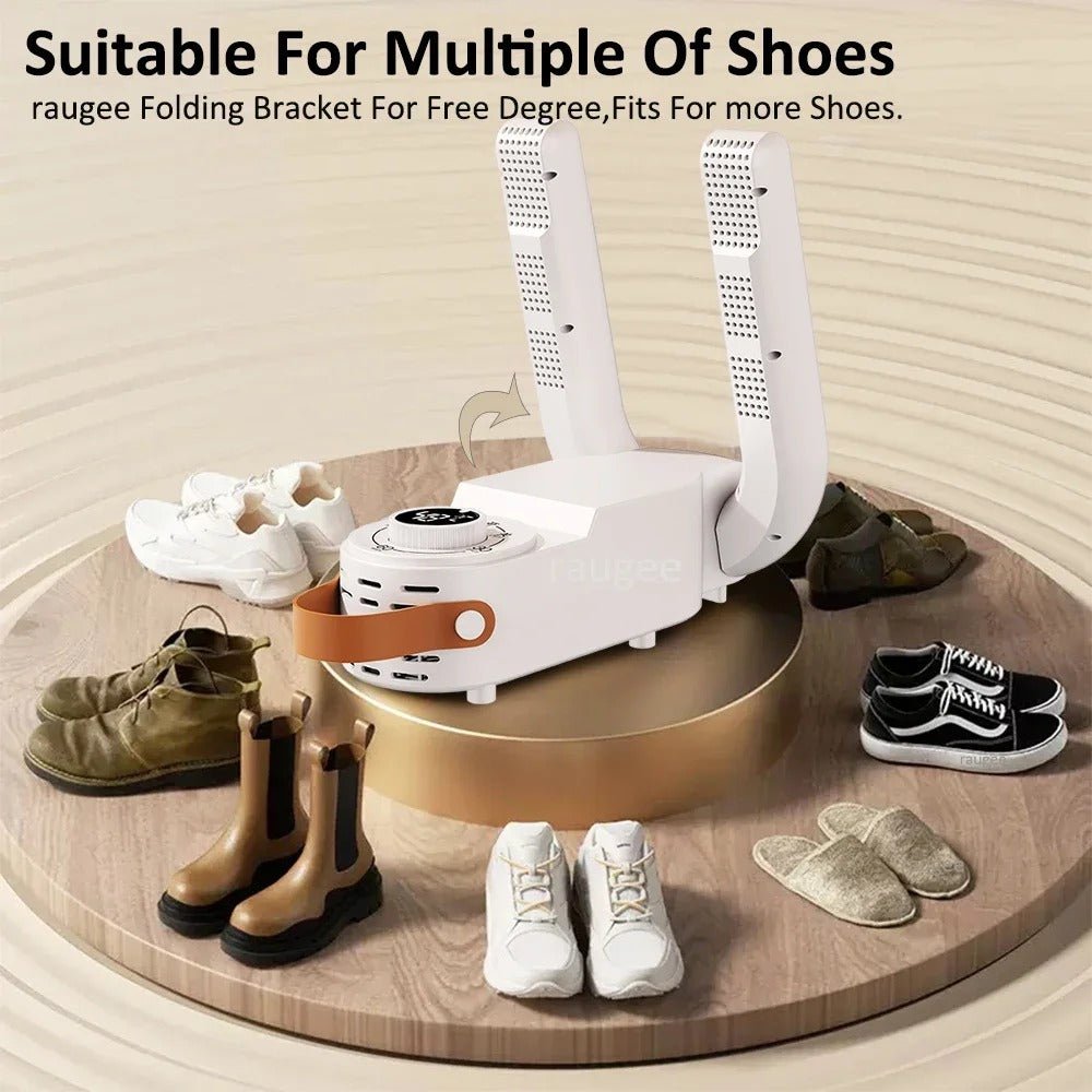 Electric Shoe Dryer & Sterilizer – Quick Dry Dehumidifying Shoe Heater with Intelligent Timer - Detour Finds