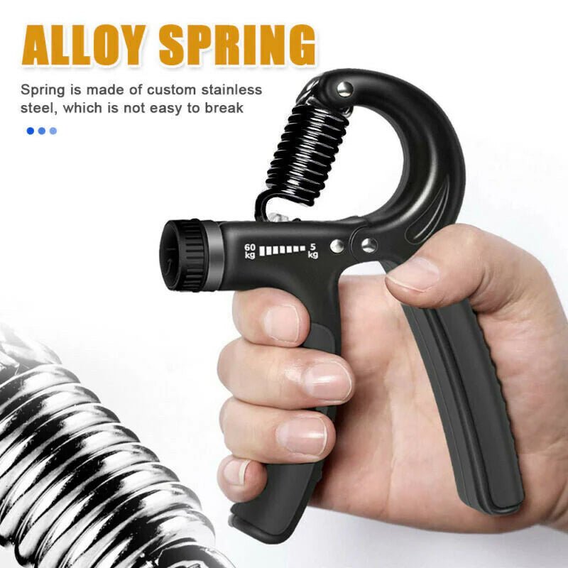 Hand Grip Adjustable Trainer Gripper Strengthener Gym Strength Exerciser Adjustable Heavy Gripper Fitness Hand Exerciser Grip Wrist Training Increase Strength Spring Finger Pinch Carpal Expander - Detour Finds
