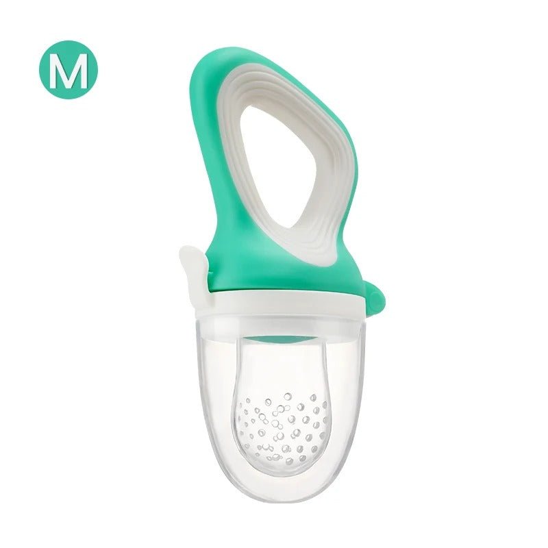 Baby Fruit & Vegetable Feeder – Food - Grade Silicone Infant Self - Feeding Pacifier with Medium Mesh Bag - Detour Finds