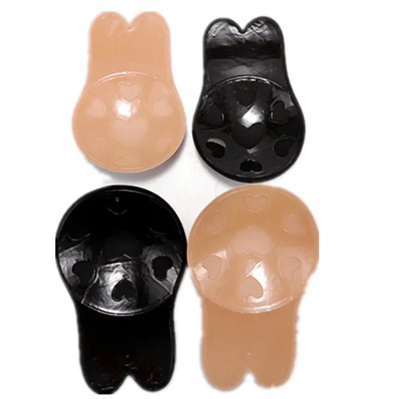 LuxeLift™ Invisible Silicone Strapless Bra & Nipple Cover Seamless Outfit Solution - Detour Finds