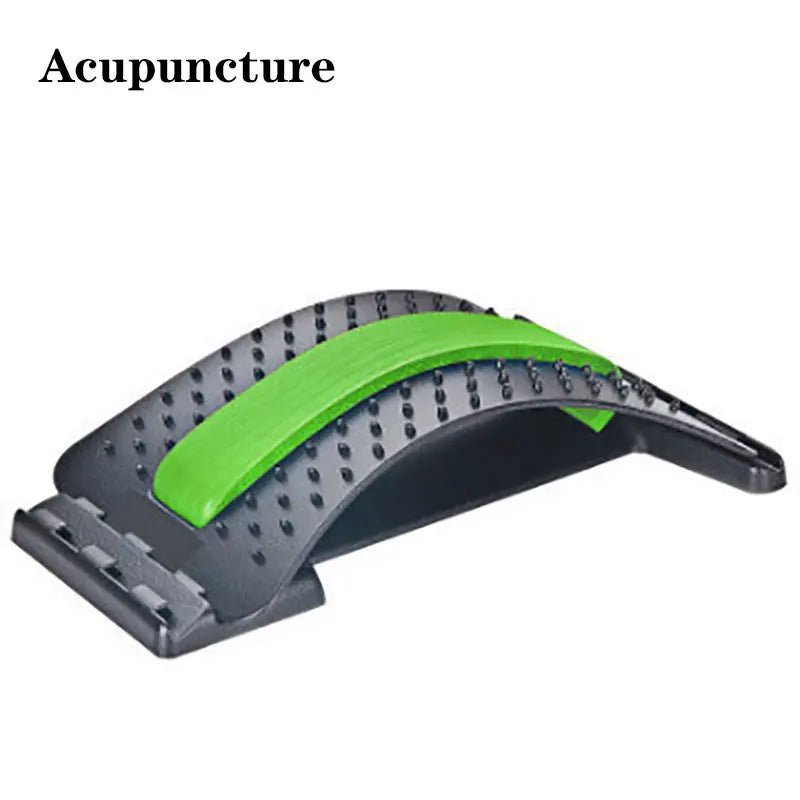 LumbarEase™ Adjustable Back Stretching Massager – 3-Level Spine Support & Relaxation Trainer - Detour Finds